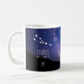 Taurus | Personalisierte Sternbilder Kaffeetasse (Links)