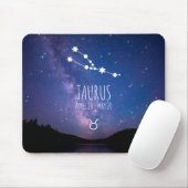 Taurus | Personalisierte Sternbilder Mousepad (Mit Mouse)
