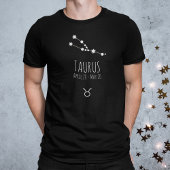 Taurus | Personalisierter T - Shirt der Sternbilde