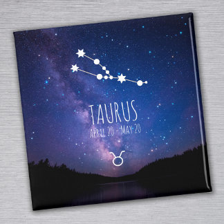 Taurus | Personalisiertes Sternbild Magnet