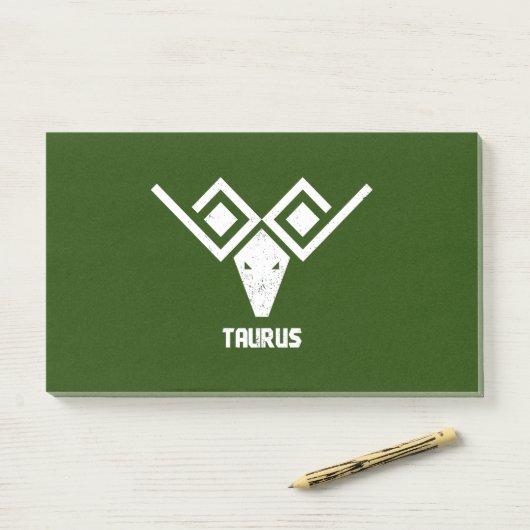 Taurus Post-it Klebezettel (Auf Schreibtisch)