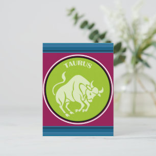 Taurus Postcard Postkarte