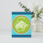 Taurus Postcard Postkarte (Stehend Vorderseite)