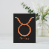 Taurus Postcard Postkarte (Stehend Vorderseite)