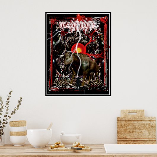 Taurus Poster (Küche)