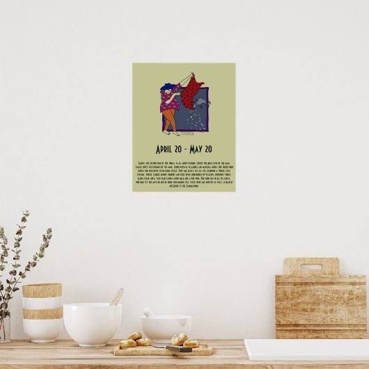 Taurus Poster (Küche)