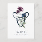 Taurus Postkarte (Vorderseite)
