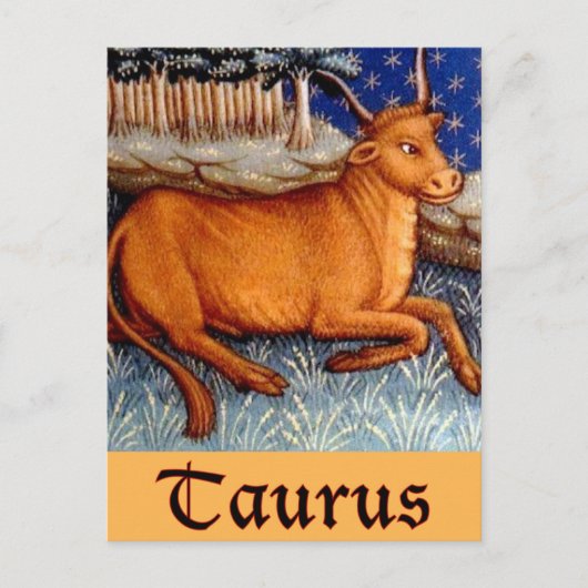 Taurus Postkarte (Vorderseite)
