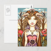 Taurus Postkarte (Vorne/Hinten)