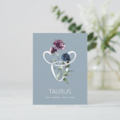 Taurus Postkarte (Stehend Vorderseite)