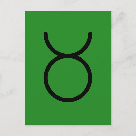 Taurus Postkarte (Vorderseite)