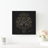 Taurus Quadratische Wanduhr (Zuhause)