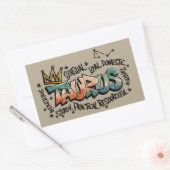 Taurus Rechteckiger Aufkleber (Umschlag)