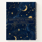 Taurus Rising Celestial Astrologie Notizbuch (Rückseite)
