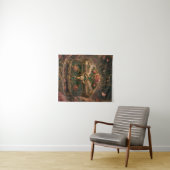 Taurus Rose Treasury Truhe Zodiac Kunst Wandteppich (Beispiel (Horizontal))