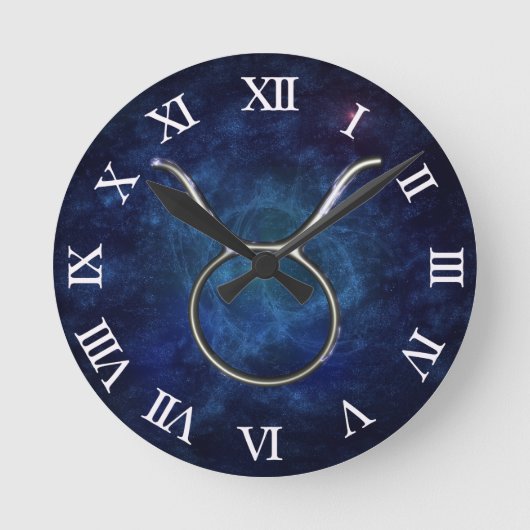 Taurus Runde Wanduhr (Vorderseite)