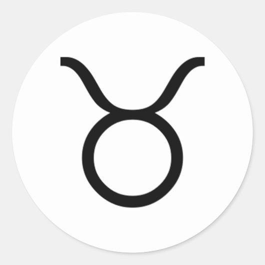 Taurus Runder Aufkleber (Vorderseite)