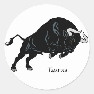 Taurus Runder Aufkleber