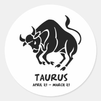 Taurus Runder Aufkleber