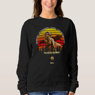Taurus Saurus Zodiac Taurus (20. April 20. Mai) Bu Sweatshirt