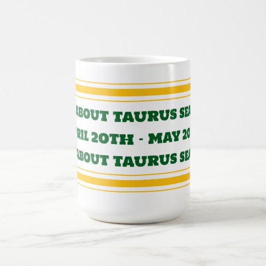 Taurus Season Tasse (Mittel)
