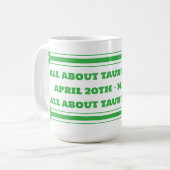 Taurus Season Tasse (Vorderseite Links)