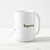Taurus Shady Zodiac Funny Kaffeetasse (VorderseiteRechts)