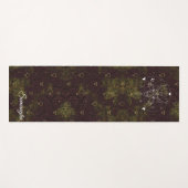 Taurus Sign Zodiac Oriental Lila Gold Blume Yogamatte (Vorderseite (Horizontal))