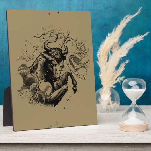 Taurus Signature Constellation Hevelius ca. 1690 Fotoplatte (Seite)