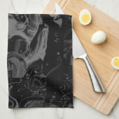 Taurus Signature Constellation Hevelius ca. 1690 Geschirrtuch (Viertel Falte)