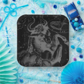 Taurus Signature Constellation Hevelius ca. 1690 Pappteller (Party)