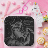 Taurus Signature Constellation Hevelius ca. 1690 Pappteller (Party)