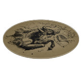 Taurus Signature Constellation Hevelius ca. 1690 Schneidebrett (Ecke)