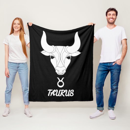 Taurus Silhouette Fleece Blanket (Beispiel)