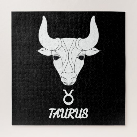 Taurus-Silhouette Puzzle (Vertikal)