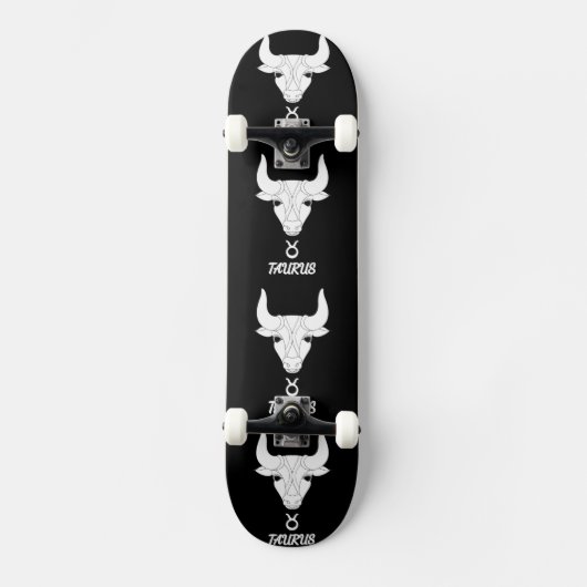 Taurus-Silhouette Skateboard (Vorderseite)