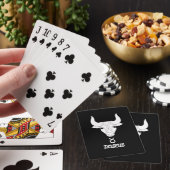 Taurus-Silhouette Spielkarten (In Situ)