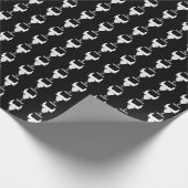 Taurus Silhouette Wrapping Paper Geschenkpapier (Ecke)