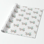 Taurus Star Schildkröten Whitepaper Geschenkpapier (Ungerollt)