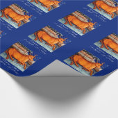 Taurus Star Sign Gift Wrap, Vintager Art chic Geschenkpapier (Ecke)