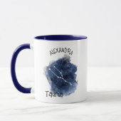 Taurus Starry Night Constellation Individuelle Nam Tasse (Links)