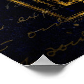 Taurus-Sternbild Poster (Ecke)