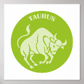 Taurus, Sternzeichen, Horoskop, Astrologie Foliendrucke (Vorderseite)