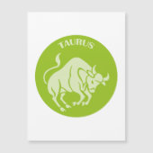 Taurus, Sternzeichen, Horoskop, Astrologie Magneteinladung (Vorderseite)