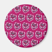 Taurus-Sternzeichen-Schmetterlingsherz-Geburtstags Magnet (Vorne)