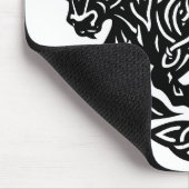 Taurus-Stier-Sigil — erdgebundene Zodiac-Tinte Mousepad (Ecke)