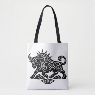 Taurus Stier Sigil — Erdgebundene Zodiak-Tintearbe Tasche