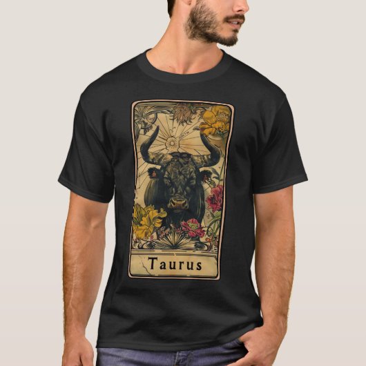 Taurus Sun Sign T-Shirt (Vorderseite)
