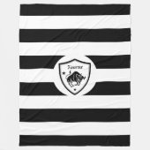 Taurus-Symbol Fleecedecke (Vorderseite)