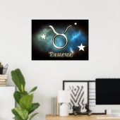 Taurus-Symbol Poster (Heimbüro)